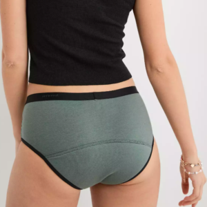 Cora Female Period Underwear, Black, Oeko Tex Certified Material, XXL